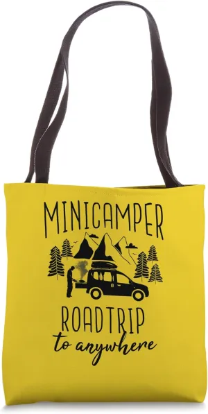 Camping-Camper Microcamper Travel-Caravan funny Minicamper Tote Bag