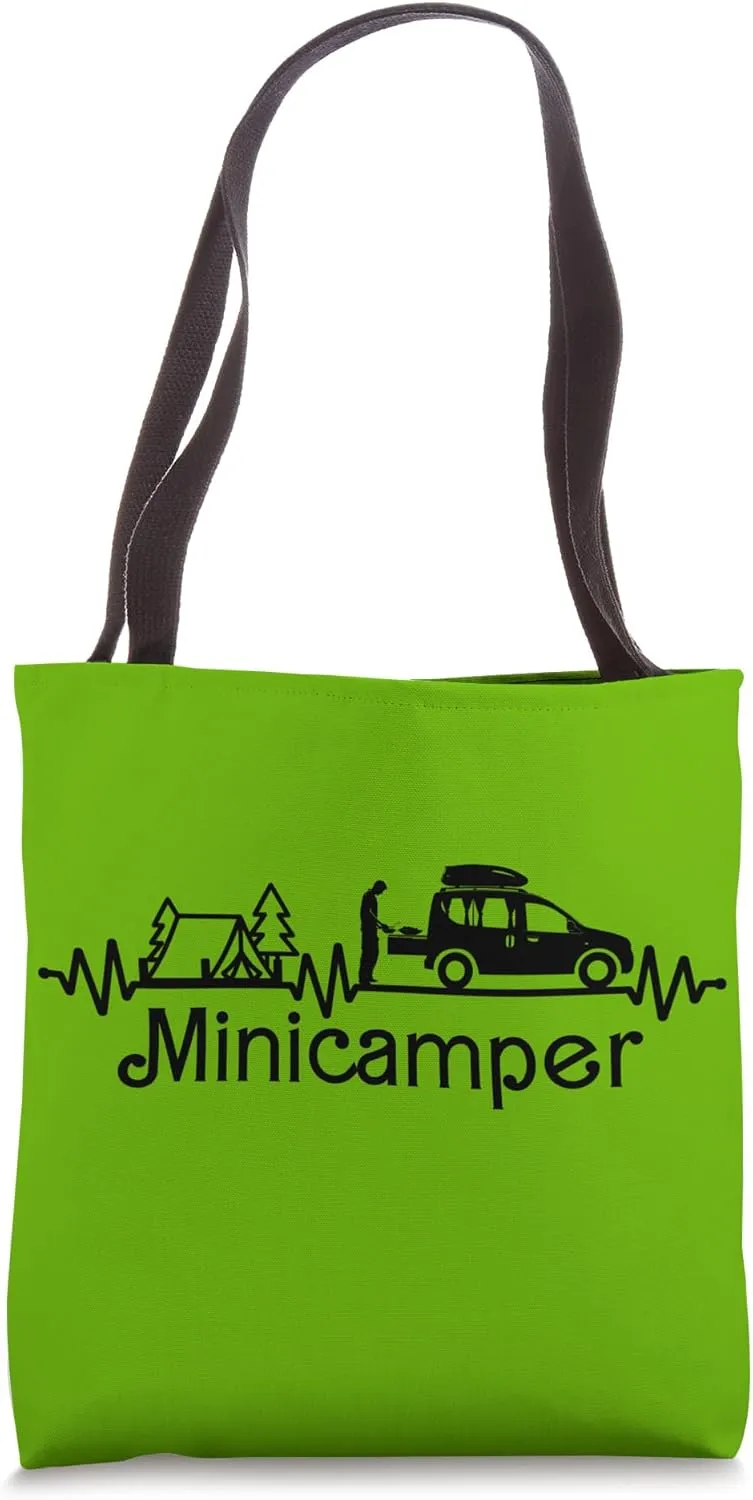 Camping-Camper Microcamper Travel-mobile-Caravan Minicamper Tote Bag