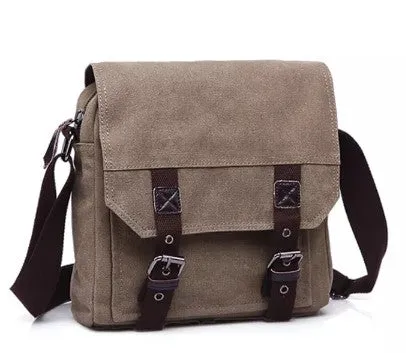 Canvas Messenger Bag - Medium