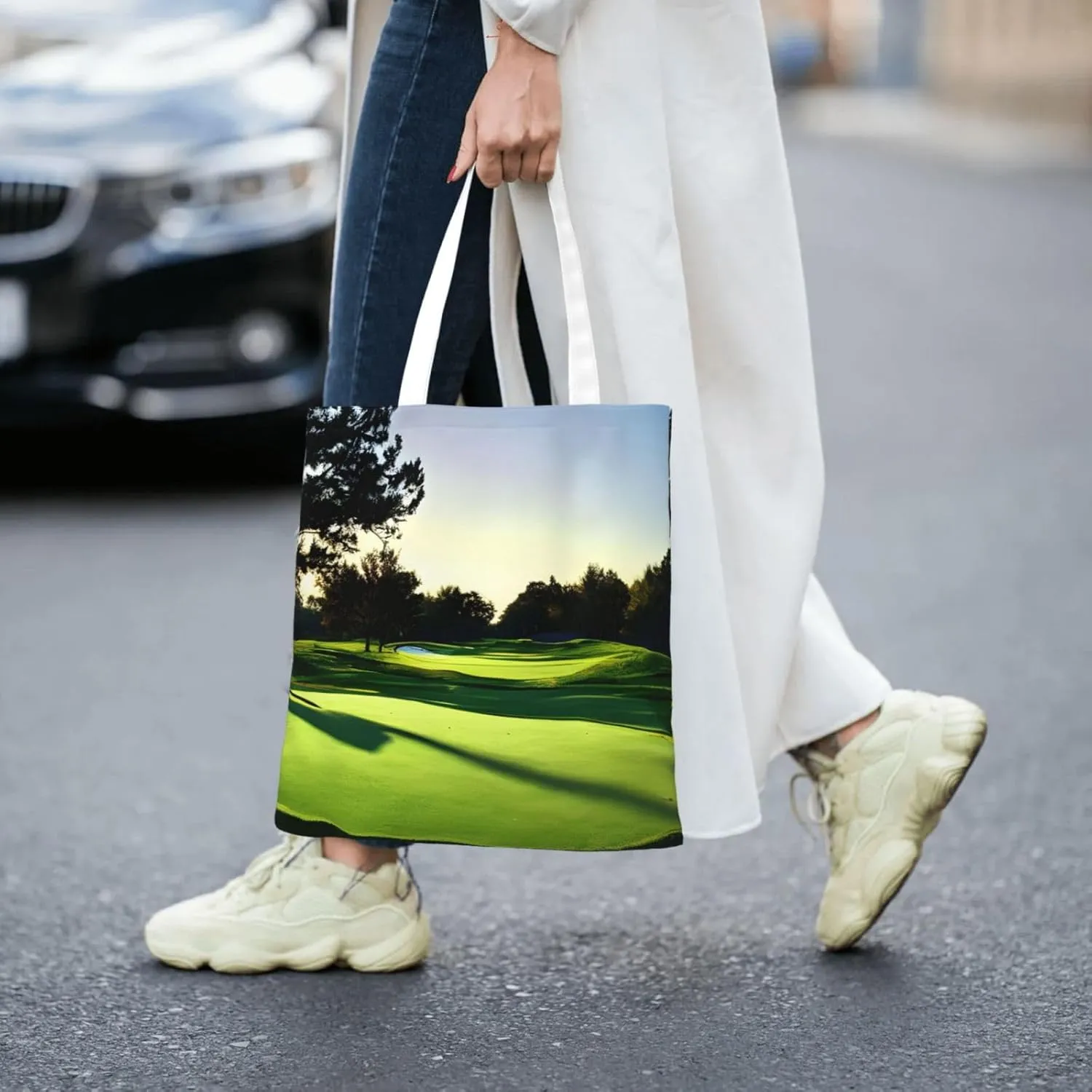 Canvas Tote Bags For Women,Tote Bag,Canvas Crossbody Bag For Office,Travel,Christmas Gift,Many Small Cactus Art Print