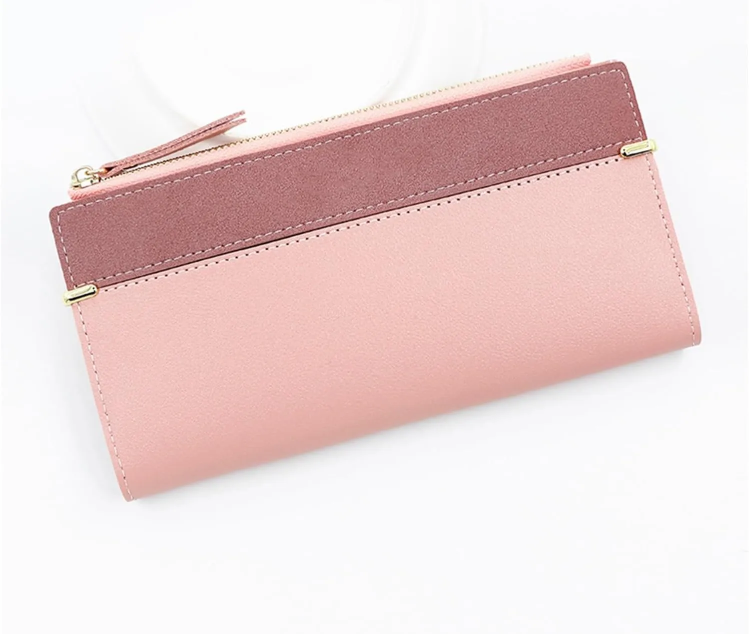 Card Bag Storage Bag Women's Long Purse Splicer Purse Coin Purse Clutch Bag(Black-JoJo's Bizarre Adventure1)