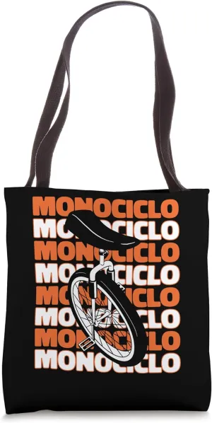 Cardiogram Unicycle Tote Bag