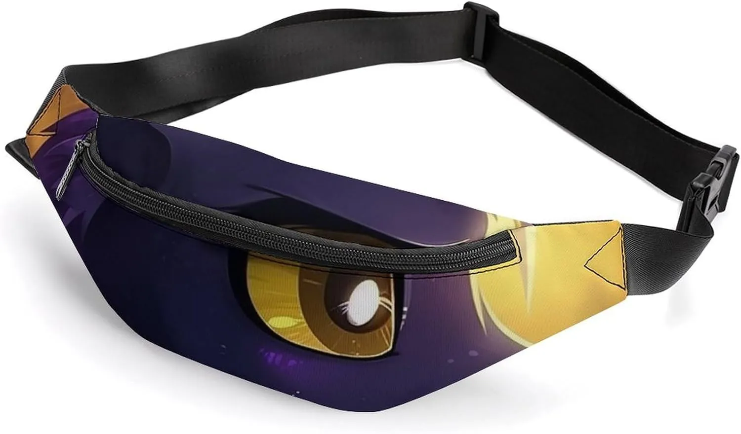 Cartoon Purple Pony Fanny Pack for Women Men Waist Bag Waterproof Belt Bag with Adjustable Strap