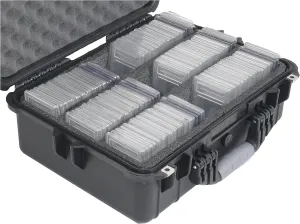 Case Club 219 Graded Card Slab Carrying Case- Fits PSA/BGS/FGS/ & More Graded Slabs- Sports/Trading Collector Box for Baseball- Travel Holder for Slabs/Sleeves/Loose Cards