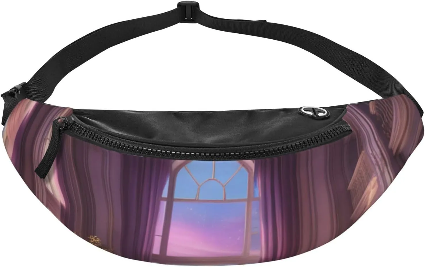 Casual Aurora Dreams Printed Fanny Pack,Crossbody Fanny packs for women Men Waist Bag for Running Travel