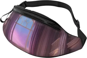 Casual Aurora Dreams Printed Fanny Pack,Crossbody Fanny packs for women Men Waist Bag for Running Travel