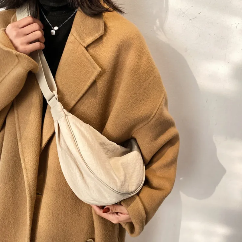 Casual Nylon Hobos Crossbody Bag for Women Designer Shoulder Bags Large Capacity Tote Lady Travel Shopper Bag Female Purses