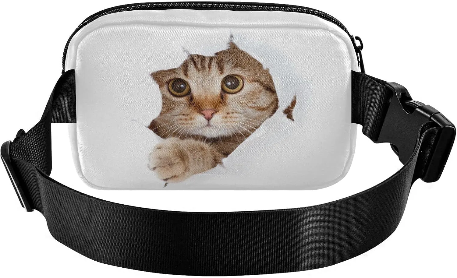 Cat Fanny Pack for Women Belt Bag Waterproof Adjustable Strap Waist Pouch Presents Casual Cycling Running