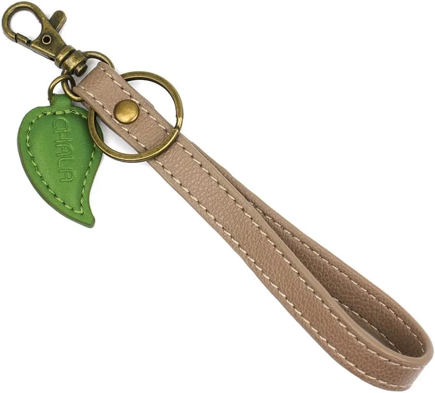 CHALA RFID Cute-C Credit Card Holder Wallet Wristlet - Women Faux Leather Cute-C with Strap