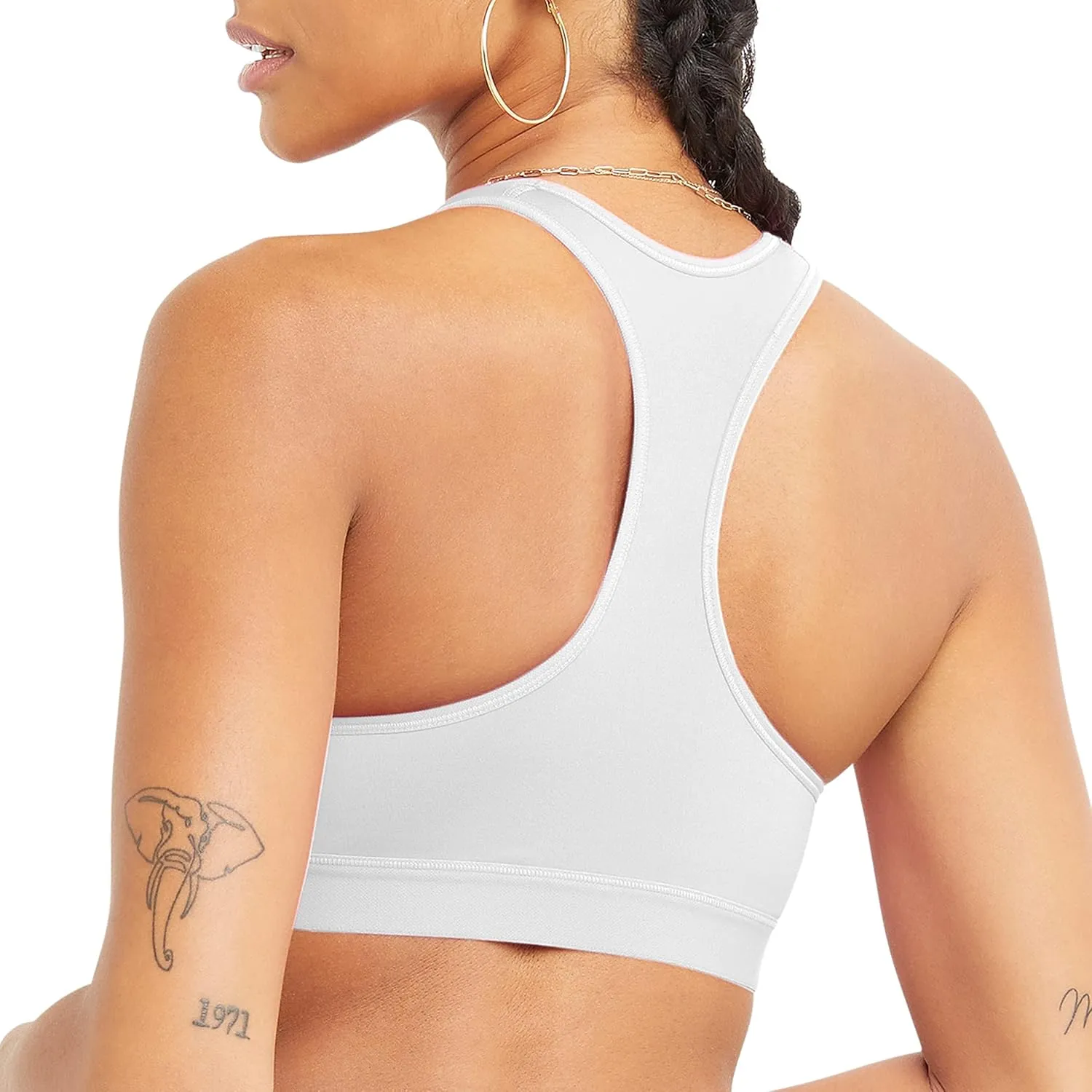Champion Women'S Sports Bra, Compression, Moisture Wicking, High-Impact Sports Bra For Women
