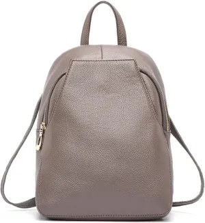 Charm Women Backpack 100% Genuine Leather Anti-theft Button Elegant Female Travel Bags ZCN0326