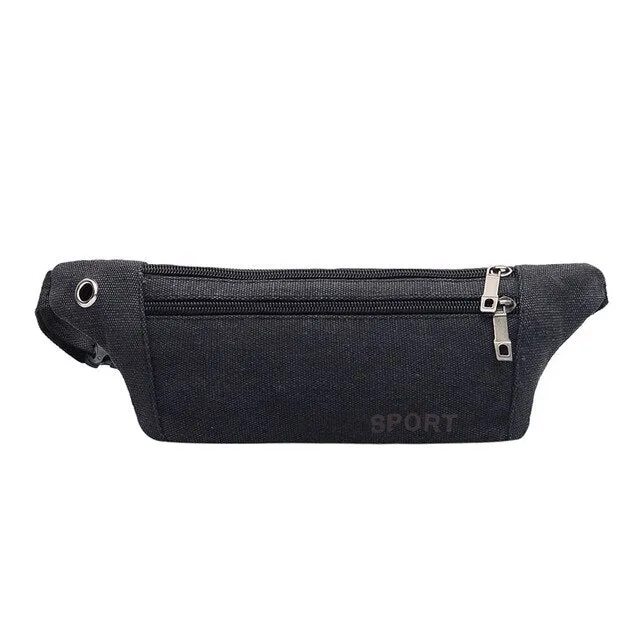 chest bag canvas running waist bag