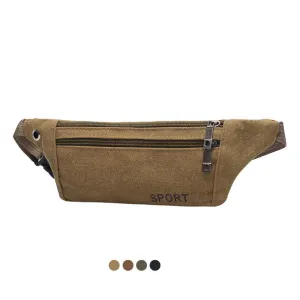 chest bag canvas running waist bag