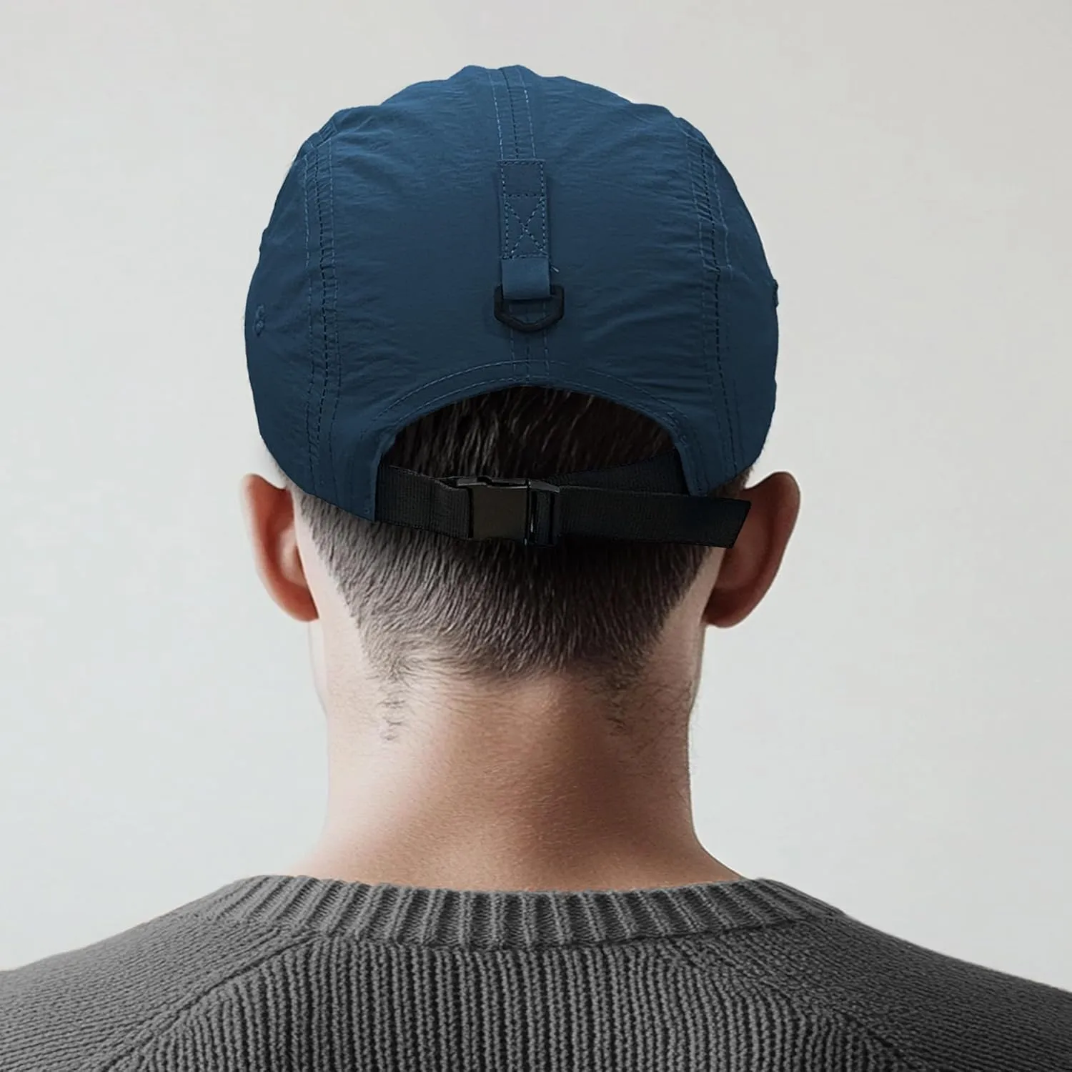 CLAPE 5 Panel Hat for Men, Curved Brim UPF50  Sun Hats Quick Dry Outdoor Sports Running Hat Baseball Cap