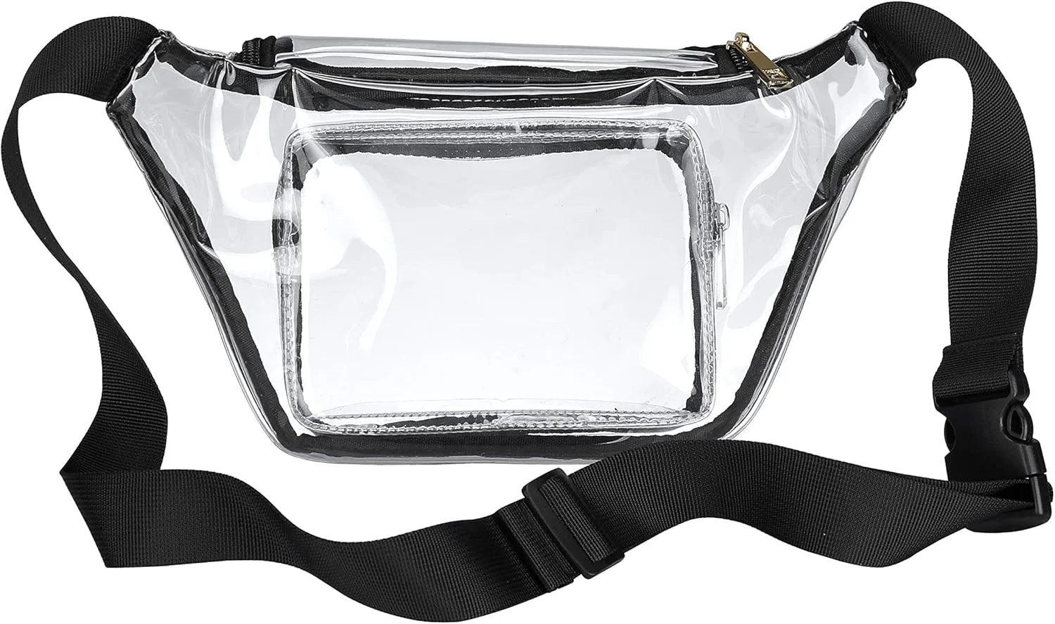Clear Fanny Pack Stadium Security Approved Transparent Waist Bag for Events, Games and Concerts