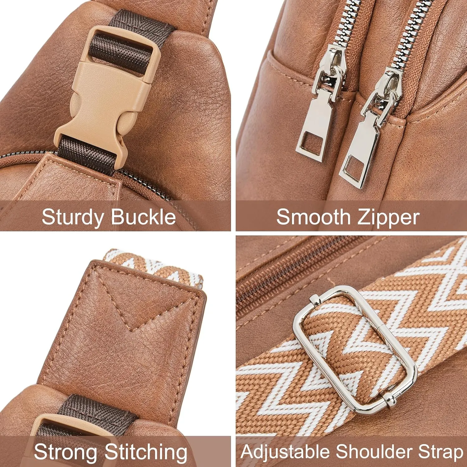 CLUCI Crossbody Bags for Women Sling Bag Cross Body Bag for Woman Small Cross body Bags for Women 2024 Leather Sling Backpack