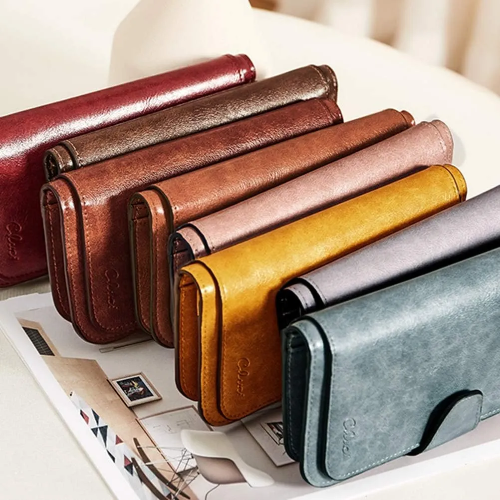 CLUCI Women Wallet Leather RFID Blocking Designer Trifold Card Holder Ladies Clutch with ID Window