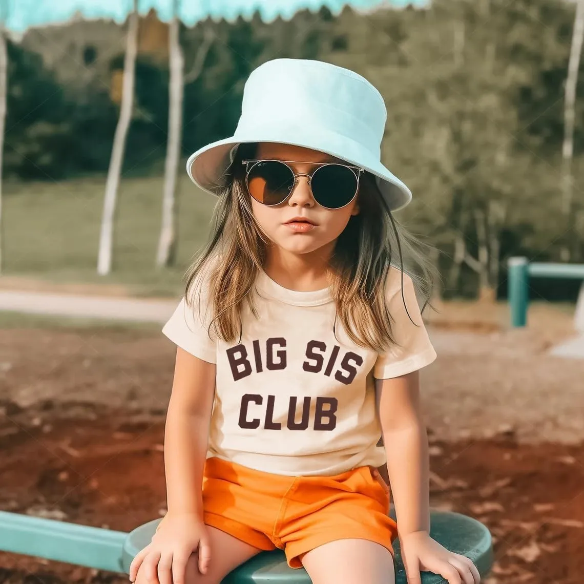 CM C&M WODRO Big Sister Shirt Toddler Baby Girl Big Sis Club Letters Print T-Shirt Tees Kid Summer Short Sleeve Clothes