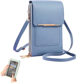 Coincidem Bag, Coincidem Anti-Theft Leather Bag, Multi-Compartment Touch Screen Phone Bag,PU Leather Crossbody Bag Purse