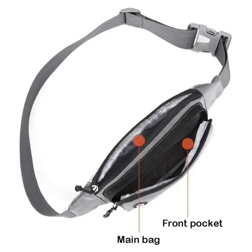Colorful Hip Belly Chest Belt Unisex Slim Fanny Pack Travel And Running Lightweight Waist Bag For Men And Women