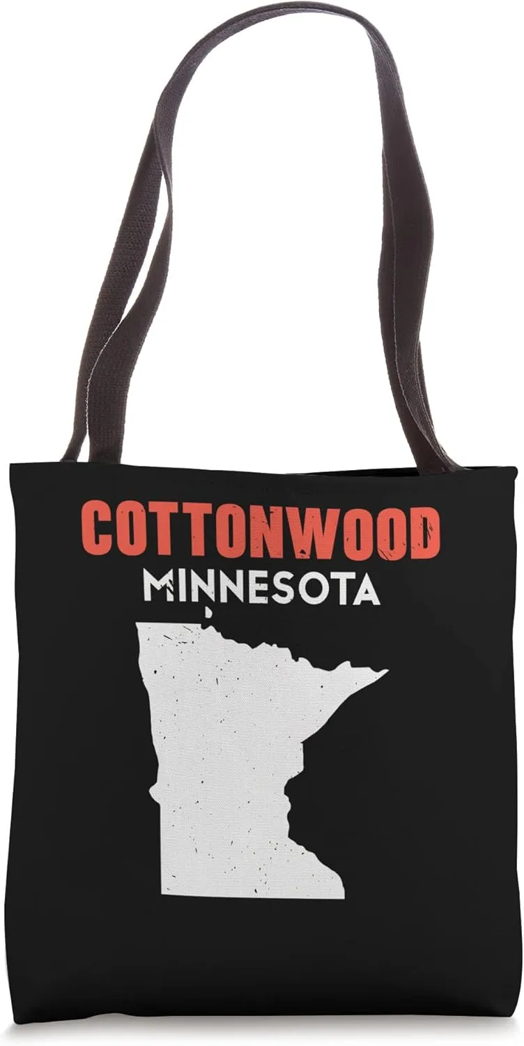Cottonwood Minnesota USA State America Travel Minnesotan Tote Bag
