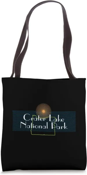 Crater Lake National Park Oregon USA Family Travel Souvenir Tote Bag
