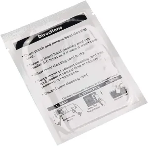 Credit Card Reader Cleaner, POS Swipe Terminal Cleaning Cards, CR80 Cleaning Cards (50 Cards)