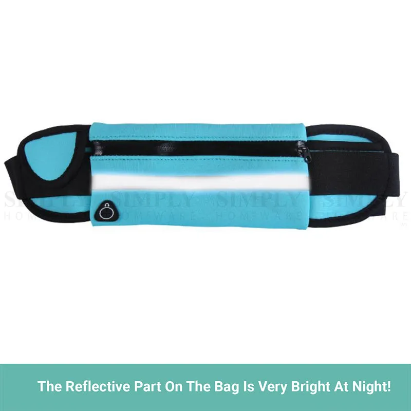 Crocox Waist Pack With Water Bottle Holder Running Belt Waist Bag Outdoor Sport