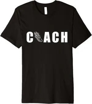 Cross Country Coach Funny Marathon Running Shoes XC Runner Premium T-Shirt