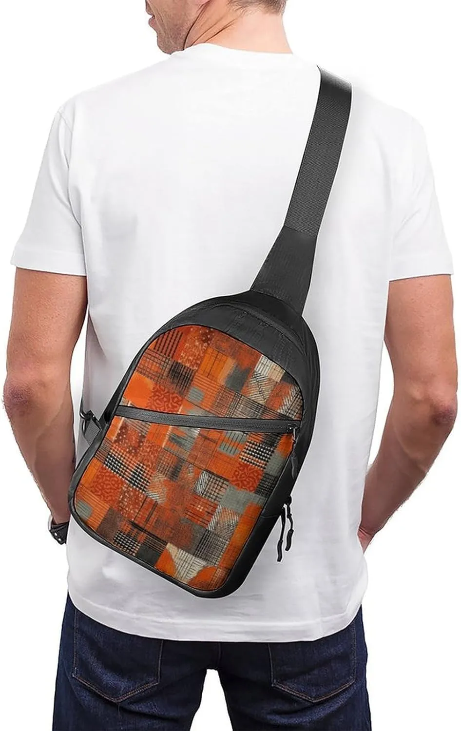 Crossbody Bag for Women Men Chest Bag Wild Deer Sling Bag Crossbody Shoulder Bag Sling Backpack