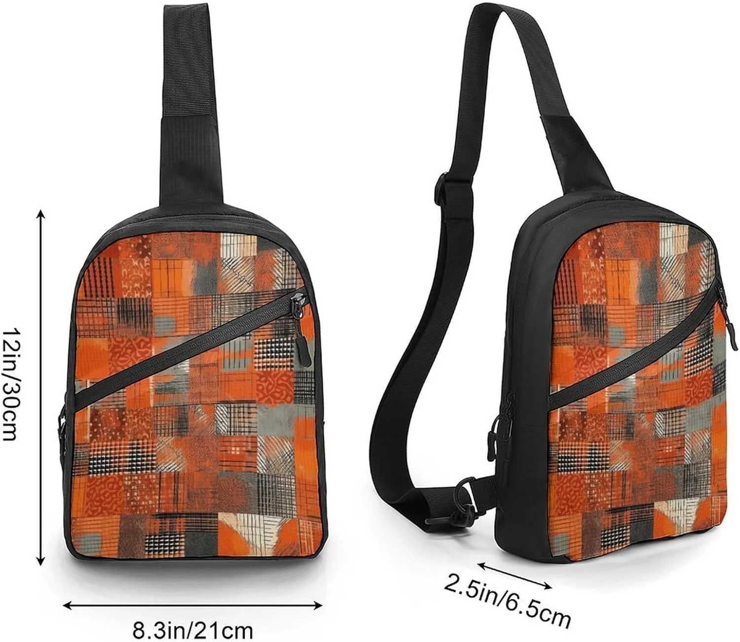 Crossbody Bag for Women Men Chest Bag Wild Deer Sling Bag Crossbody Shoulder Bag Sling Backpack