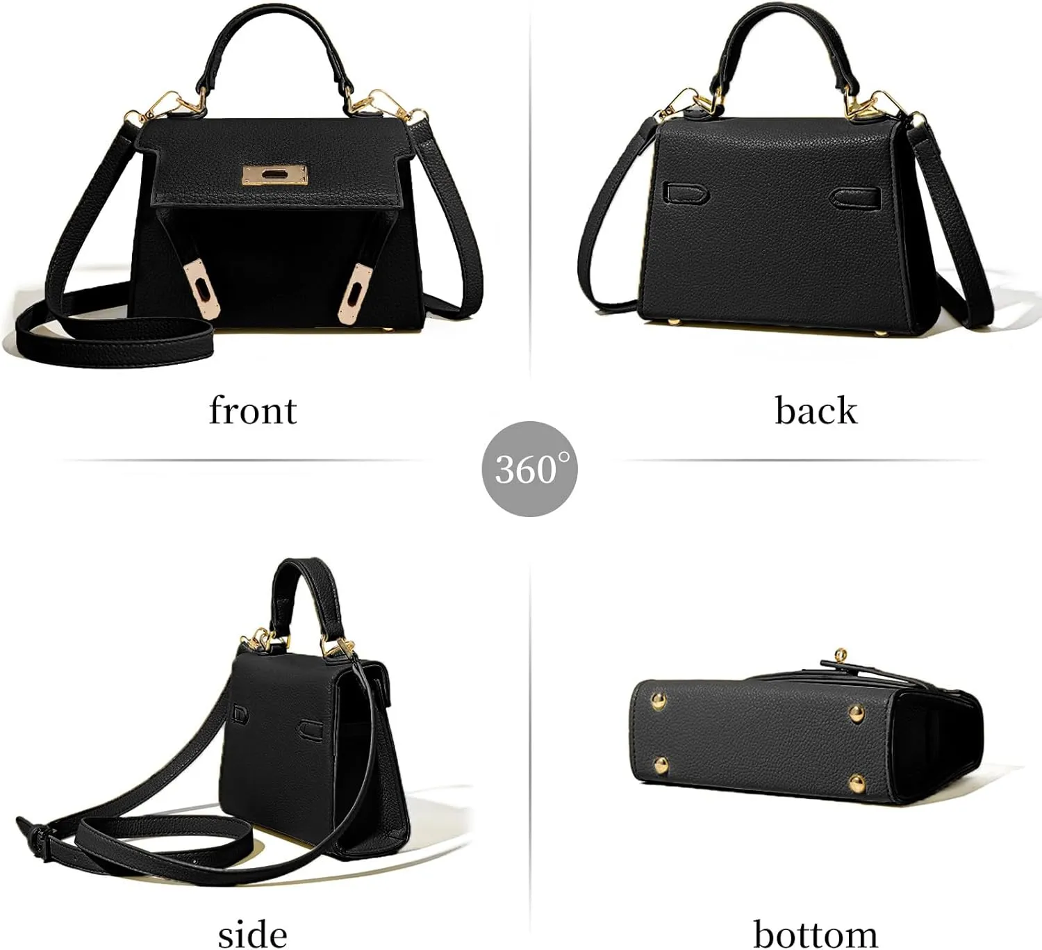 Crossbody Purse for Women, Purses for Women Crossbody Bag，Ladies Elegant Handbag Suitable for Work, Travel & Gift