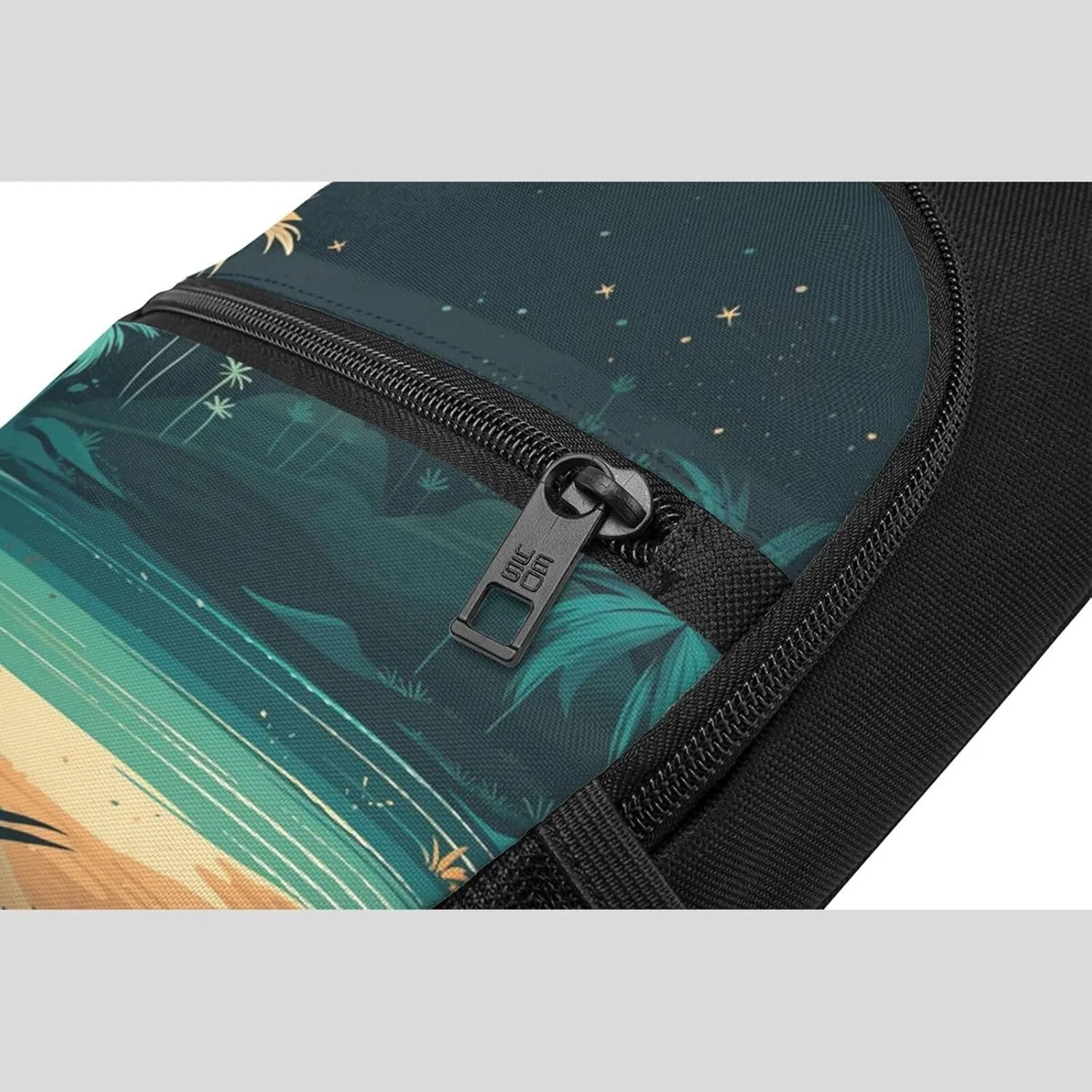 Crossbody Sling Backpack Sling Bag for Men Women Cross Chest Bag Shoulder Bag Beach Illustration Travel Hiking Daypack