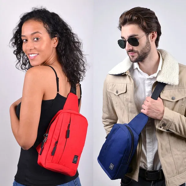 Crossbody Sling Bag with Reversible Strap