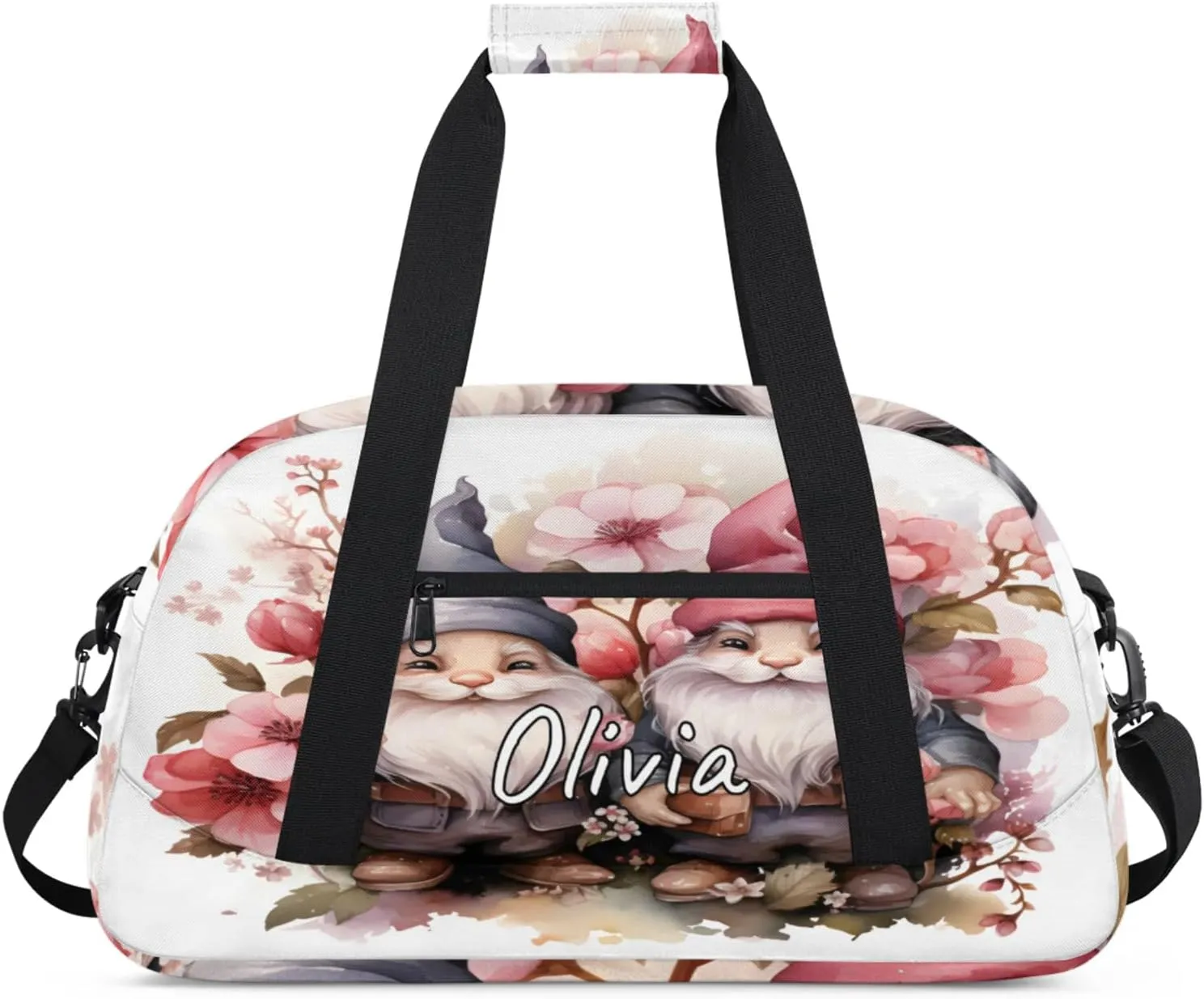 Custom Sports Gym Bag Personalized Name Travel Duffel Bag