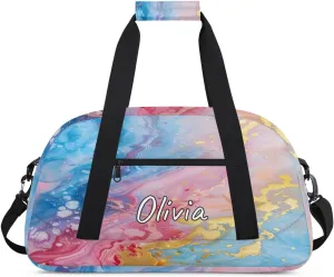 Custom Sports Gym Bag Personalized Name Travel Duffel Bag