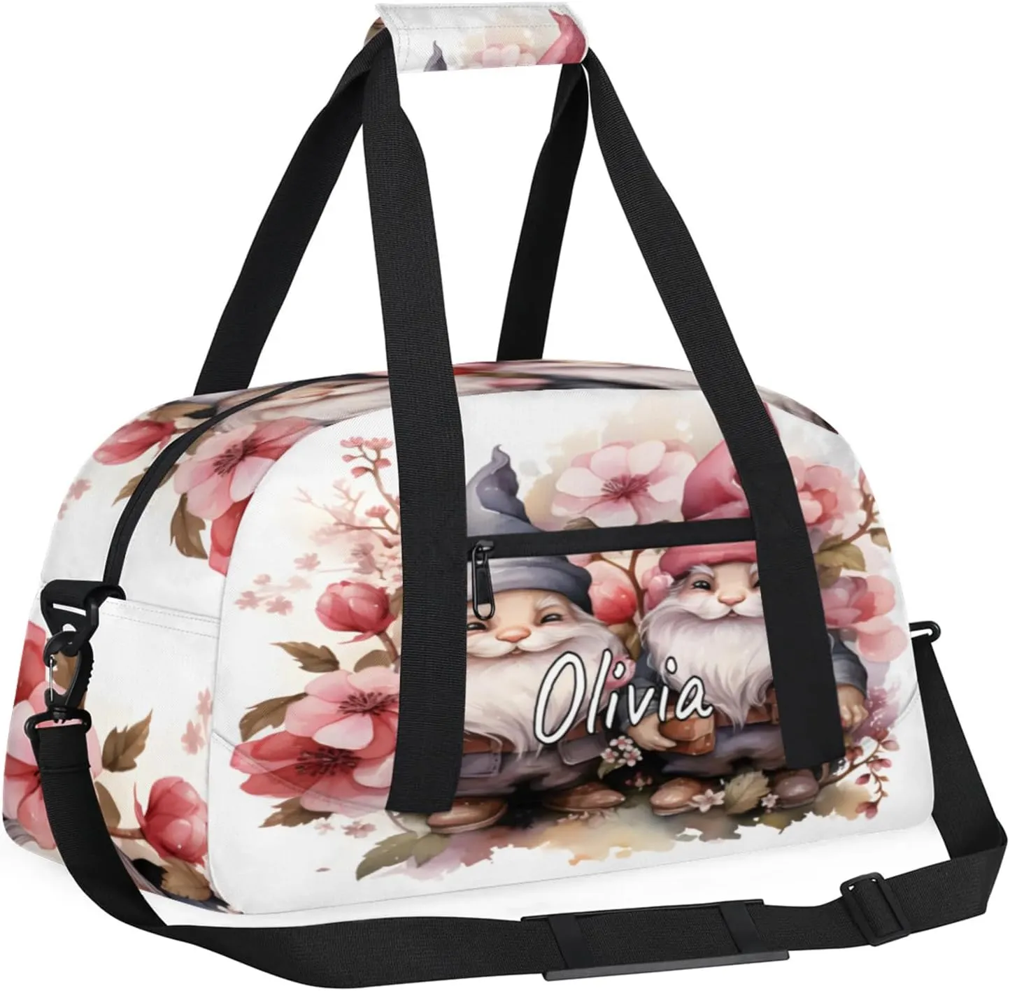 Custom Sports Gym Bag Personalized Name Travel Duffel Bag