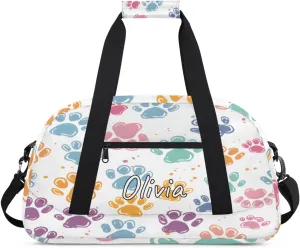 Custom Sports Gym Bag Personalized Name Travel Duffel Bag