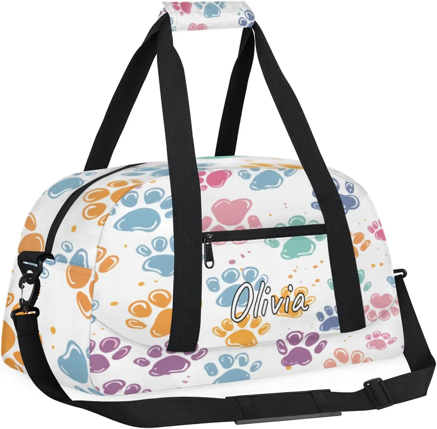 Custom Sports Gym Bag Personalized Name Travel Duffel Bag