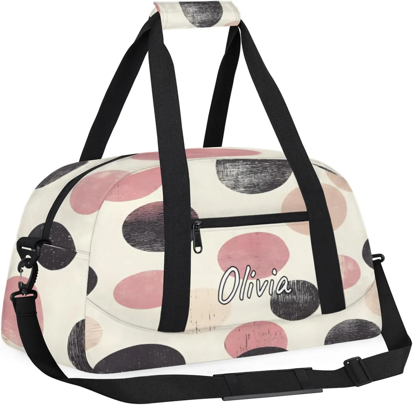 Custom Sports Gym Bag Personalized Name Travel Duffel Bag