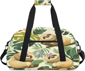 Custom Sports Gym Bag Personalized Name Travel Duffel Bag