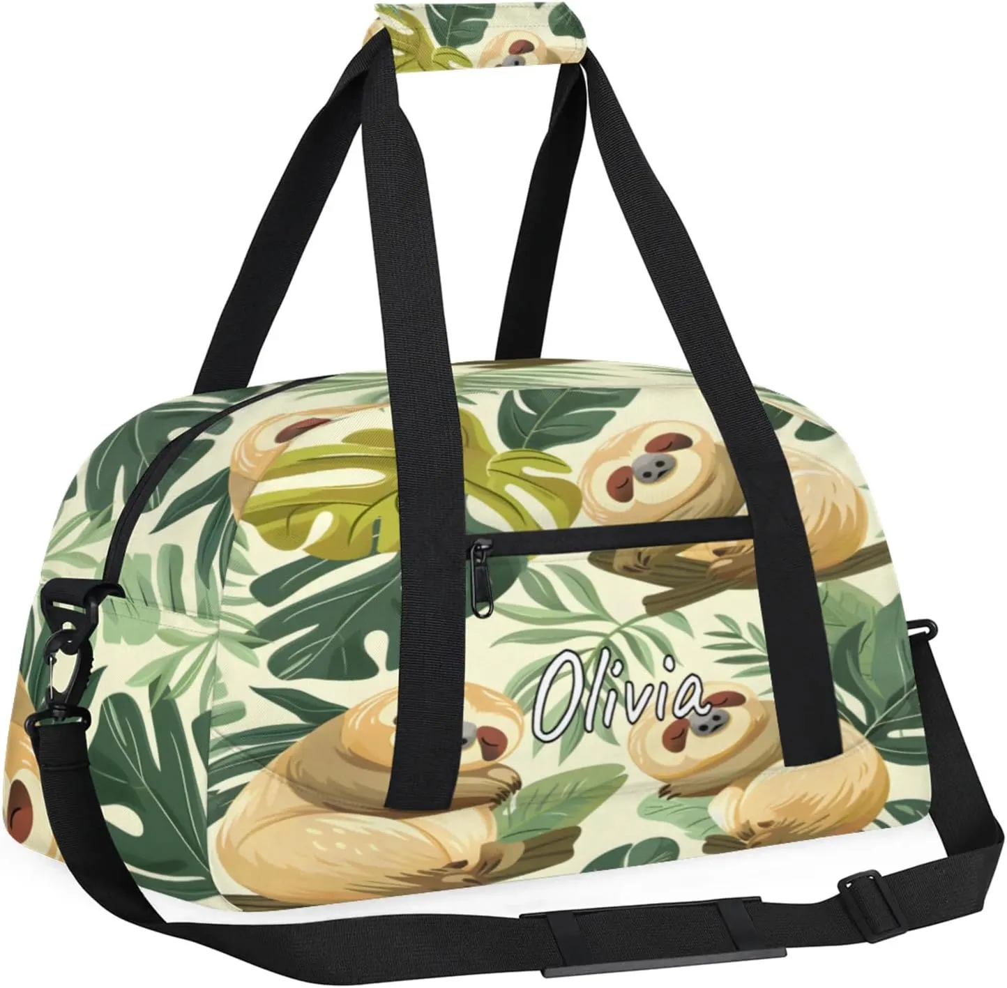 Custom Sports Gym Bag Personalized Name Travel Duffel Bag