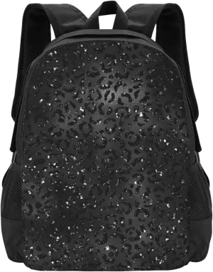 Cute Black Cheetah Leopard Skin Print Pattern Lightweight Packable Backpack Travel Casual Hiking Daypack Foldable Backpack For Men Women