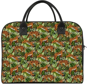 Cute Cats Head Fashionable Large Capacity Travel Handbag Unisex