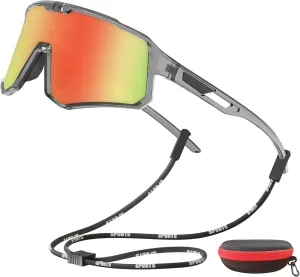 Cycling Sunglasses for Men Women Sports Sunglass Polarized UV Protection for Bicycle Running Baseball Glasses