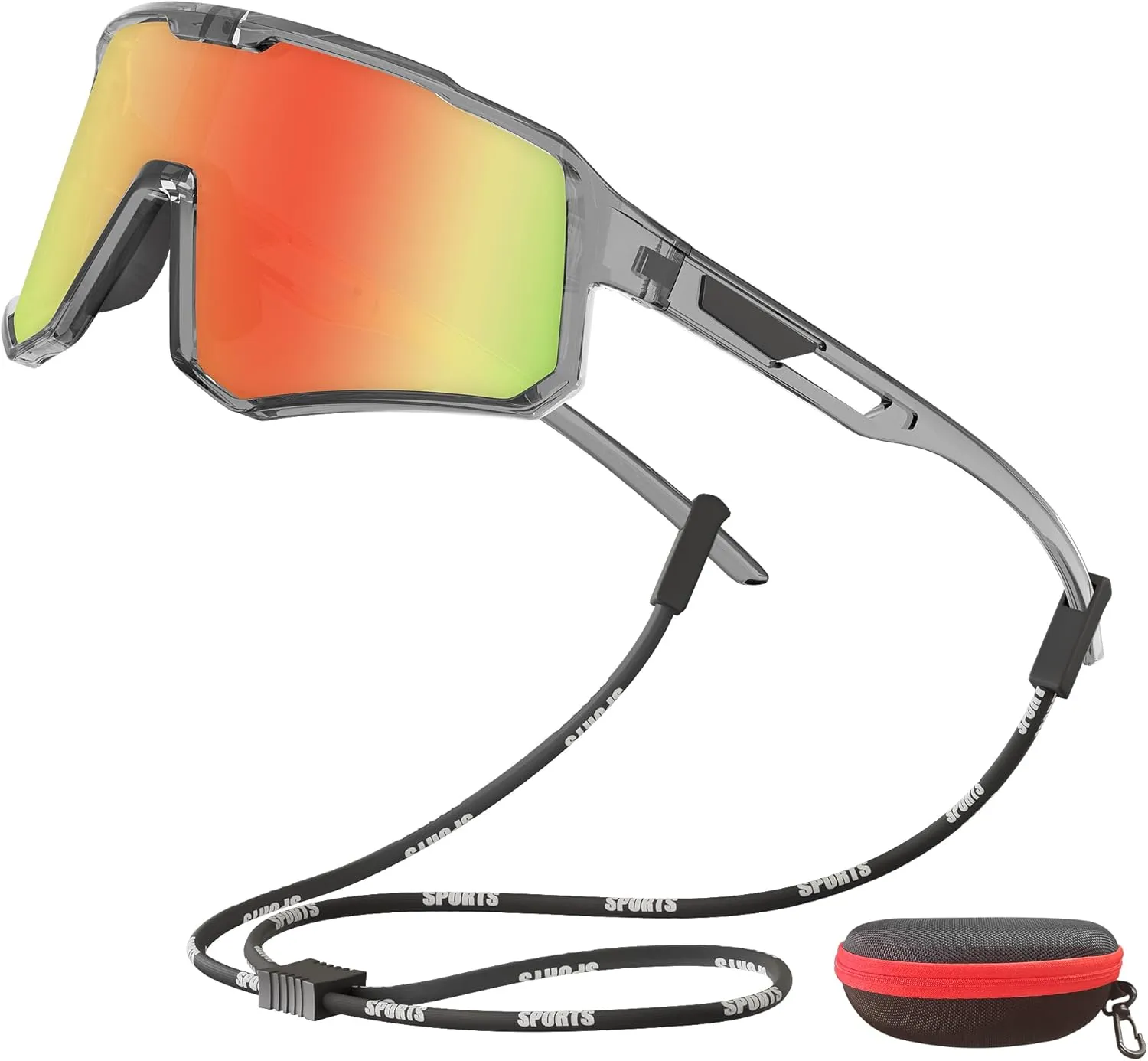 Cycling Sunglasses for Men Women Sports Sunglass Polarized UV Protection for Bicycle Running Baseball Glasses