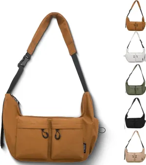 Dallaswind Large Capacity Messenger Canvas Bag, Large Capacity, Multi-Pocket, Waterproof Messenger Bag