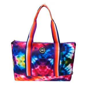 Deep Purple Tie Dye & Very Purple Tote Bag