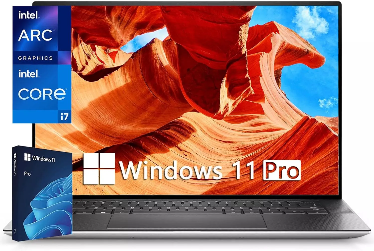 Dell 2024 XPS 15 9530 Business Laptop, 15.6" FHD  Display, Intel 13th Gen 10-Core i7-13620H, 32GB DDR5, 1TB SSD, Arc Graphics A370M, Wi-Fi 6, Windows 11 Pro, Backlit KB