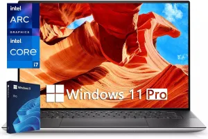 Dell 2024 XPS 15 9530 Business Laptop, 15.6" FHD  Display, Intel 13th Gen 10-Core i7-13620H, 32GB DDR5, 1TB SSD, Arc Graphics A370M, Wi-Fi 6, Windows 11 Pro, Backlit KB